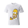  Tricou cuplu Homer și gogoașă